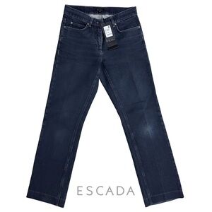 ESCADA new Dark Blue  5017569 Straight Leg Denim Jeans